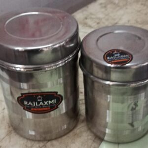 Stainless Steel Storage Containers Pack Of 2