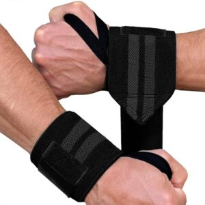 Weight Lifting Wrist Support With Thumb Loop Strap For Gym Fitness Pair
