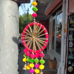 Handmade Multicolor Windchimes Wall Hanging Pack Of 3