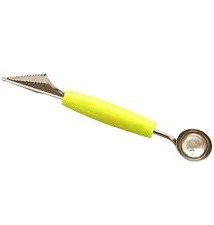 2 In 1 Melon Baller Stainless Steel Multifunctional Dig Scoop Carving Knife Kitchen Scoop