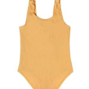 Marks Spencer GirlS Peach Colour Modern One Piece Swimsuit Size 13 To 14 Yrs