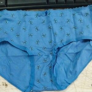 Zivame Women Blue Printed Colour Casual Panty Size S