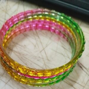Raj Mahal Multicolour Bangles Size 2 To 6 Pack Of 12