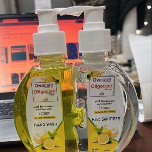 Ovacare Oligocare Handwash Hand Sanitizer Lemon Fragrance 200Ml Pack Of 2