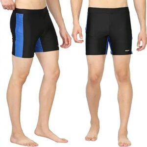 Boldfit Swimming Shorts For Men Black Swimming Costume For Men Size L