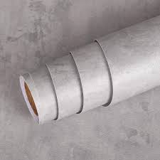 Grey Concrete Wallpaper Peel And Stick Printed 20 Mtr