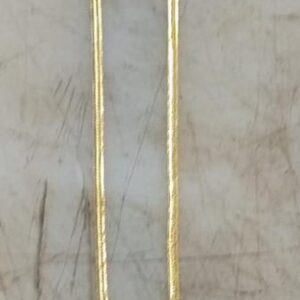 Gold Plated Chapati Chain With Locket For Women