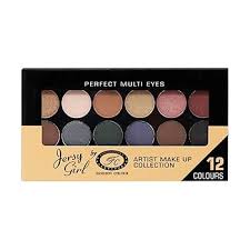 Fashion Colour Artist Makeup Collection Eyeshadow 12 Colour Jersey Girl 14G