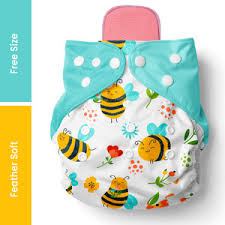 Healofy Reusable Diaper White Colour Free Size