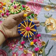 Handmade Multicolor Windchimes Wall Hanging Pack Of 3