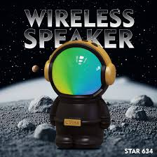 Cyomi Astronaut Bluetooth Wireless Speaker 8W Black Color