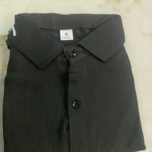 Half Sleeve Shirt For Men Color Black Size S