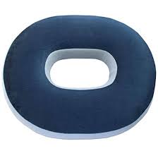 Donut Ring Pillow Cushion For Piles Haemorrhoid Coccyx Sciatica Back Pain Blue Colour