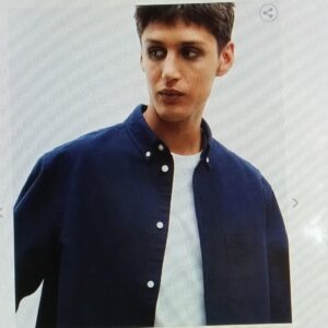 H M Men Regular Shirt Blue Colour Size S