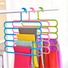 5 Layer Clothes Hanger Wardrobe Storage Organizer Pack Of 3