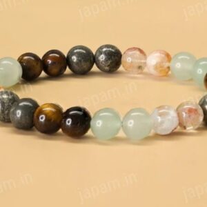 Japan Money Magnet Fusion Band Pyrite Tiger Eye Citrine Aventurine Beads
