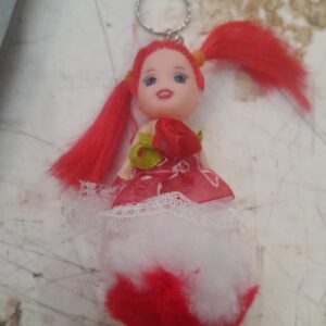 Doll Keychain Red