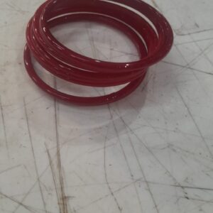 Womens Bangle Set Red Size 2X6