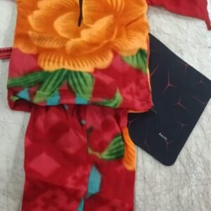 Woolen Set For Boy Color Red