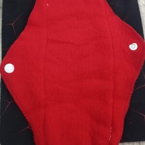 Soft And Absorbent Reusable Cloth Period Pads Heavy Flow Overnight Color Red