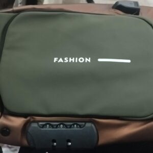 Nylon Men Sling Backpack With Lock Waterproof Anti Theft Chest