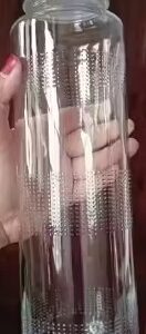 Pack Of 1 Clear 750Ml Glass Water Bottle Thick And Strong Glass Water Bottle