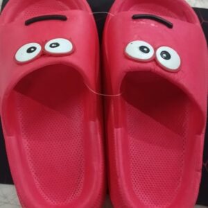 Boys Girls Slip On Slipper Flip Flop Color Red Size 3