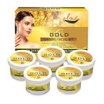 Alna Alna Gold Shining Facial Kit Purifies Illuminates Natural 5 Piece