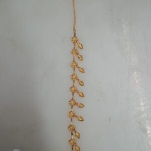 Brass Golden Maang Tikka