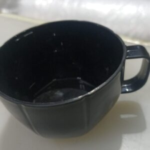 Plastic Coffee Cup Black Colour