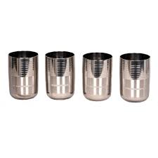 Stainless Steel Water Glass Pack Of 4