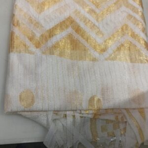 Women Dupatta Cream Golden Colour