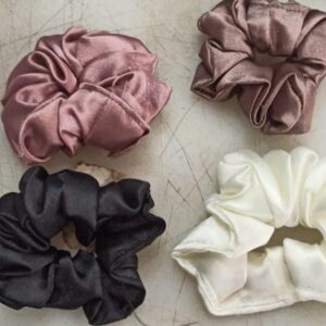 Women And Girls Gentle Antibreakage Hair Ties Pack Of 4 Multicolour