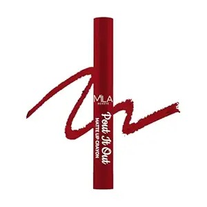 Mila Beaute Pout It Out Matte Lip Crayon Shade Maleficent 1Point25G