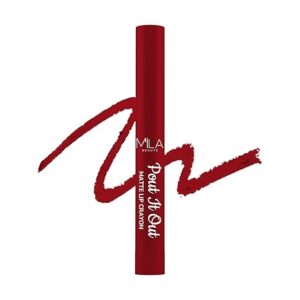 Mila Beaute Pout It Out Matte Lip Crayon Shade Maleficent 1Point25G
