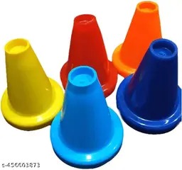 Multicolor Batting Tee Set Pack Of 6 Adjustable Cricket Bat Tees For Practice