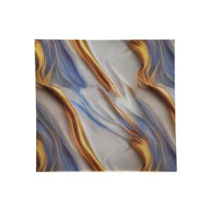 Syntax Blue White Golden Design Marble Uv Panels Marble Uv Sheets 60Cm X 60Cm