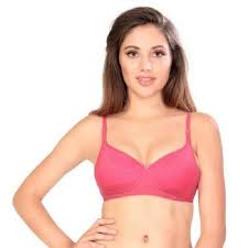 Pink Colour Bra For Women Size 34