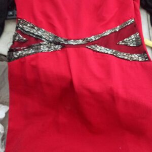 Red Colour Dress Full Sleeve For Women Size M