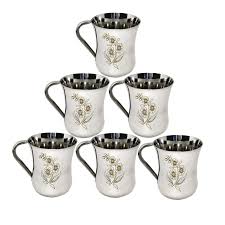 Stainless Steel Tea Cup Pack Of 6