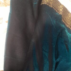 Womens Saree Black Blue