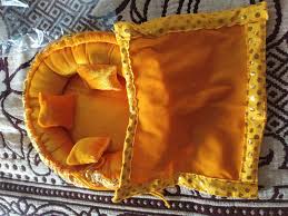 Laddu Gopal Ji Bedding Set Yellow