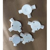 Pvc Electrical Conduit Fitting For Junction Box 3 Way 1 Inch 35Mm 5Pcs