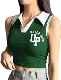 Women Casual Printed Women Green Top Size L