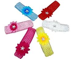 Multicolor Sunflower Headband Pack Of 6
