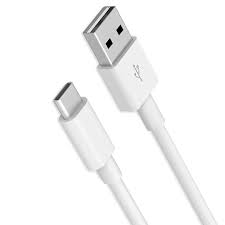 White Color C Type Data Cable