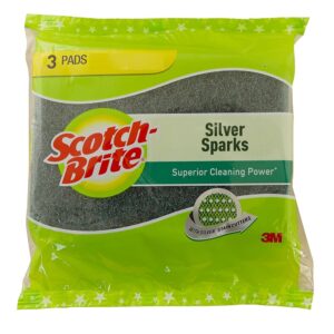 3M Scotch Brite Silver Sparks Cleaning Powder 3 Pcs