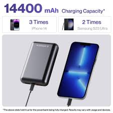 Ambrane Power Lit Boost Bank 14400Mah 60W