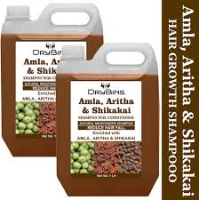 Skookum Amlaaritha Shikakai Shampoo With Conditioner For Antidandruff 1Ltr