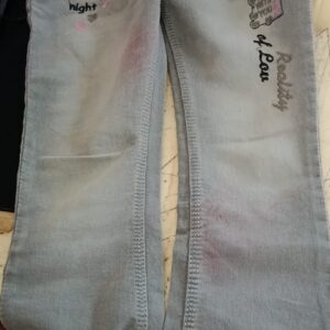 Embrace Women Jogger Fit Mid Rise Light Blue Jeans Size 26